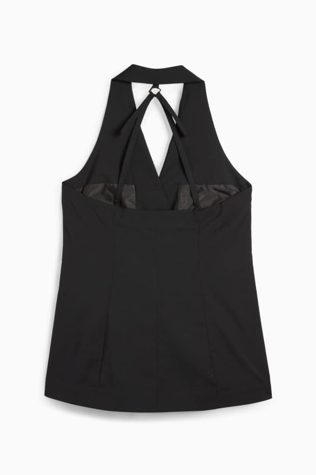 Mujer - Chaleco de oficina - tailored fit - negro