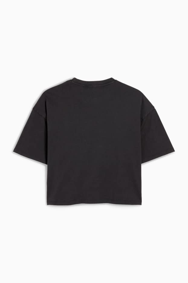Kobiety - T-shirt - relaxed fit - ciemnoszary