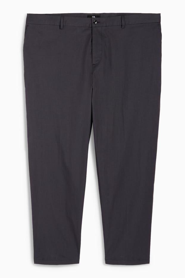 Uomo - Pantaloni coordinabili - regular fit - grigio scuro
