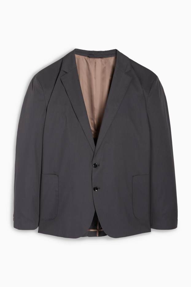 Herren - Baukasten-Sakko - Regular Fit - dunkelgrau