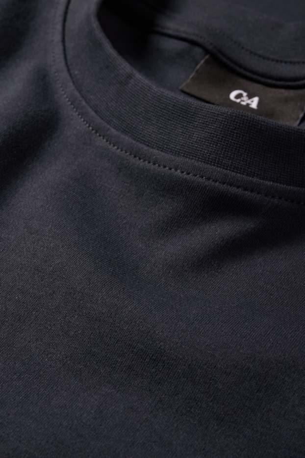 Herren - T-Shirt - Relaxed Fit - schwarz