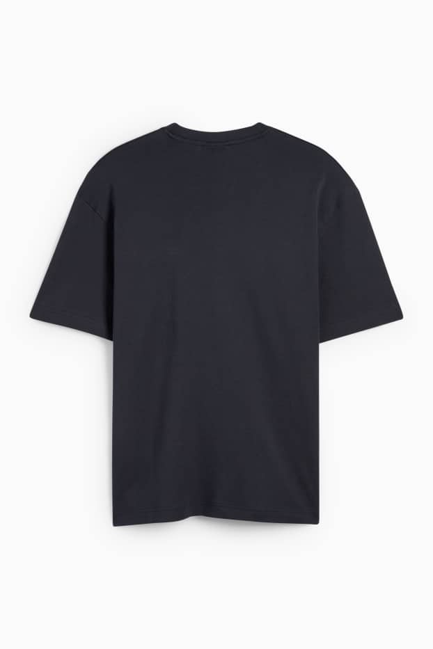 Herren - T-Shirt - Relaxed Fit - schwarz