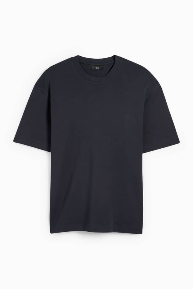 Herren - T-Shirt - Relaxed Fit - schwarz