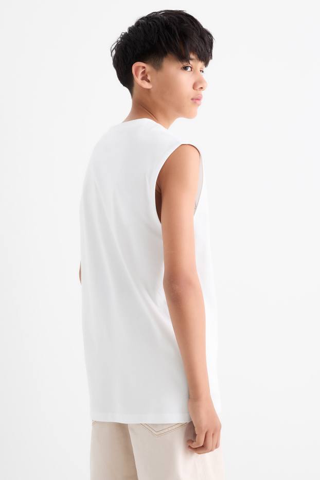 Bambini - Pallacanestro - top - bianco