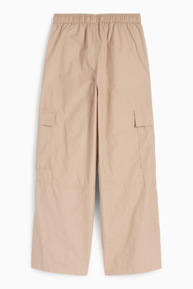 Kinder Mädchen - Cargohose - beige