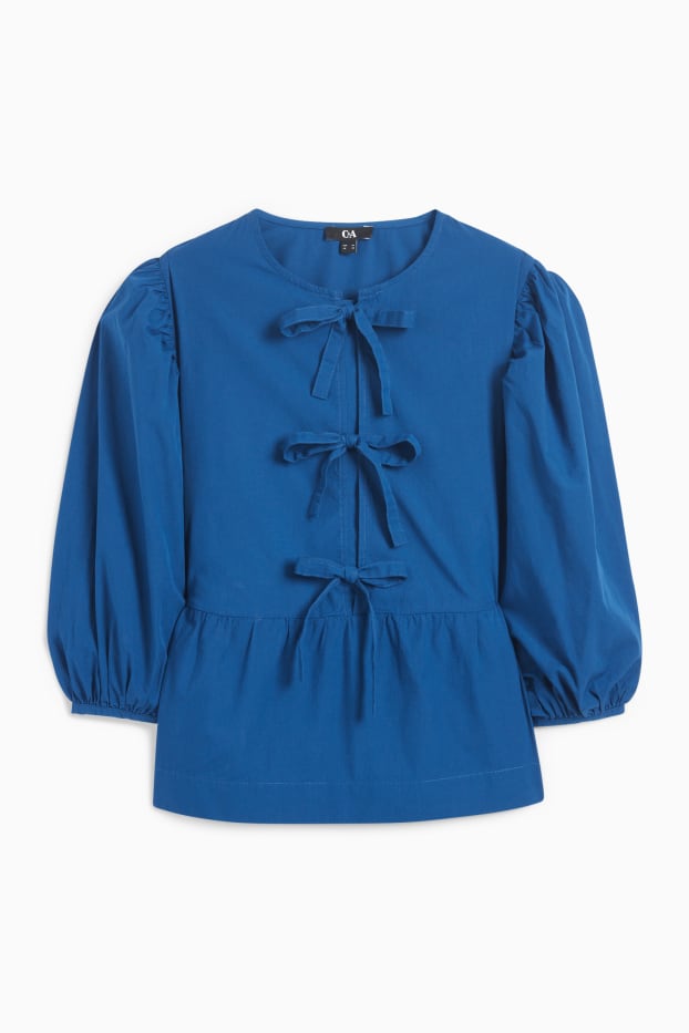 Damen - Bluse - dunkelblau