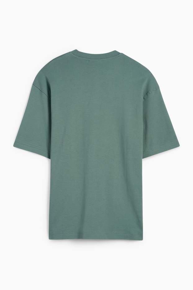 Men - T-shirt - relaxed fit - green
