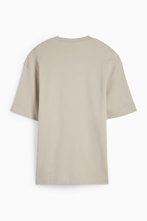 Bărbați - Tricou - relaxed fit - bej