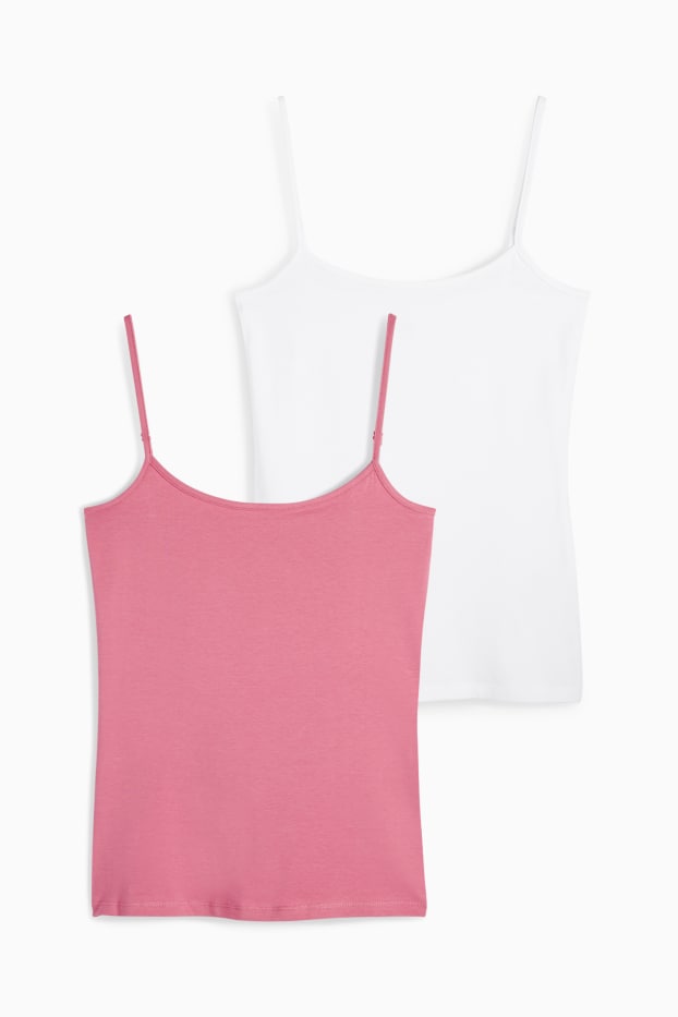 Women - Multipack of 2 - top - white / rose