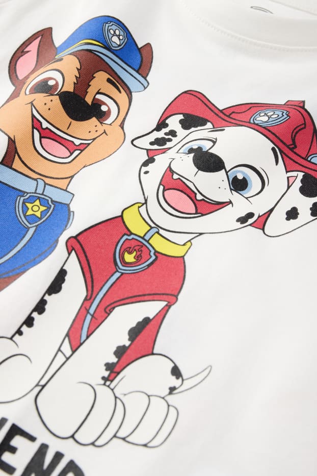 Kinderen: jongens - PAW Patrol - Chase, Marshall - T-shirt - wit