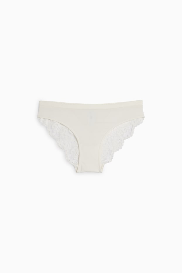 Femmes - Culotte - blanc crème