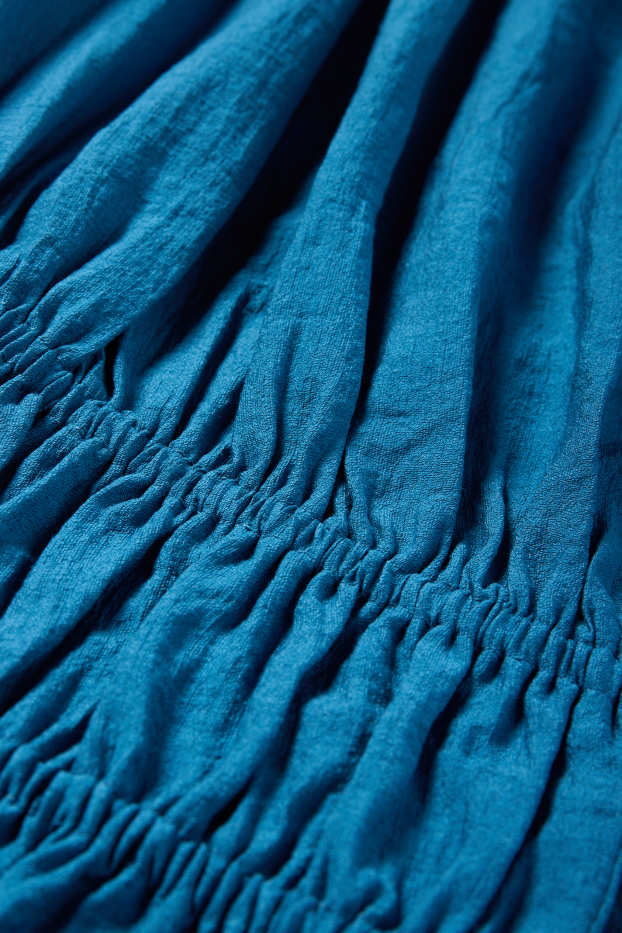 Dames - Blousetop - donkerblauw