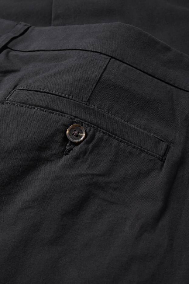 Hommes - Chino - tapered fit - noir