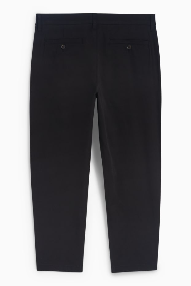 Hommes - Chino - tapered fit - noir