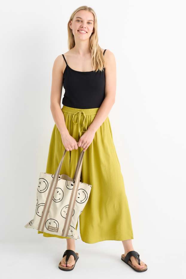 Dona - Bossa shopper gran - SmileyWorld® - beix