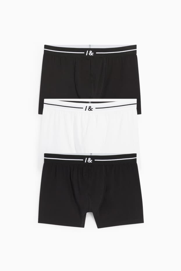 Herren - Multipack 3er - Trunks - schwarz
