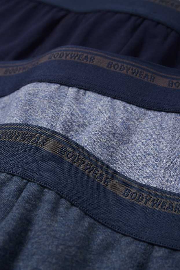 Herren - Multipack 3er - Trunks  - dunkelblau