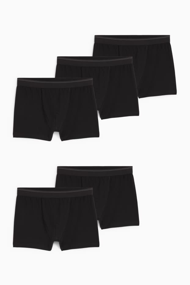 Herren - Multipack 5er - Trunks - schwarz