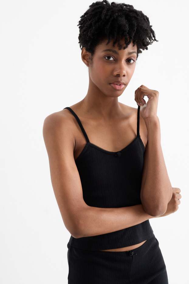 Femmes - Top - noir