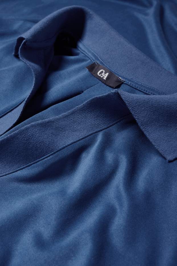 Femmes - Robe polo - bleu foncé