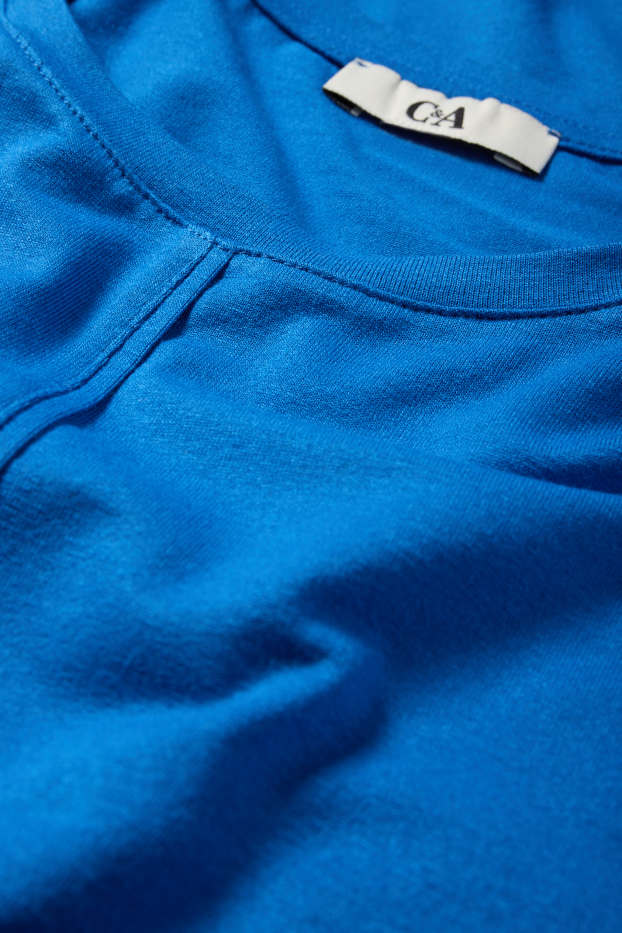 Women - Long sleeve top - blue