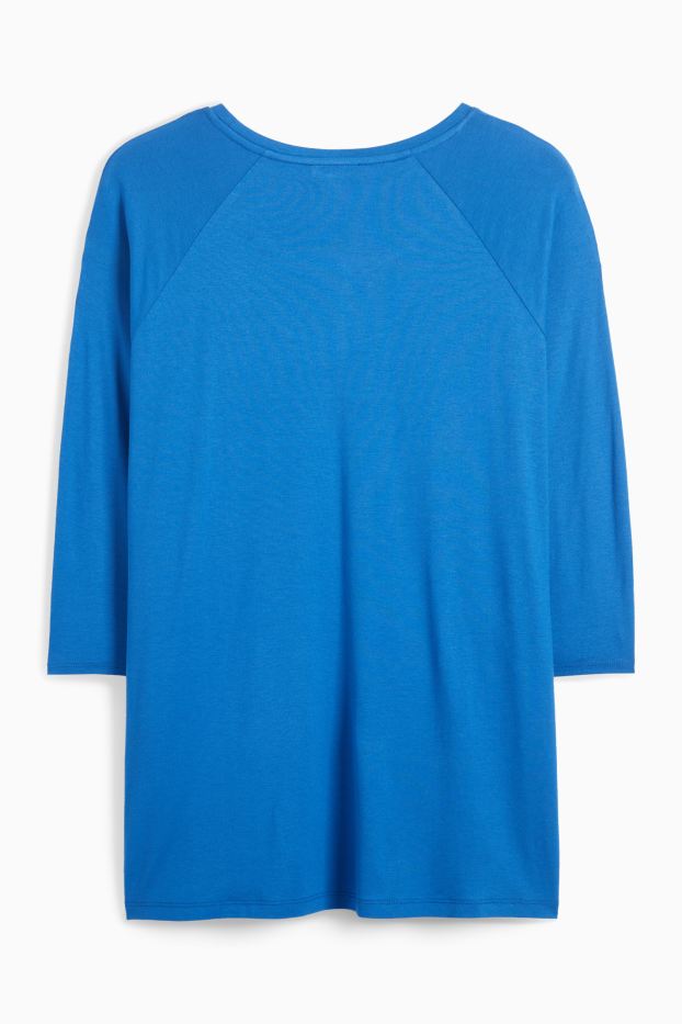 Women - Long sleeve top - blue
