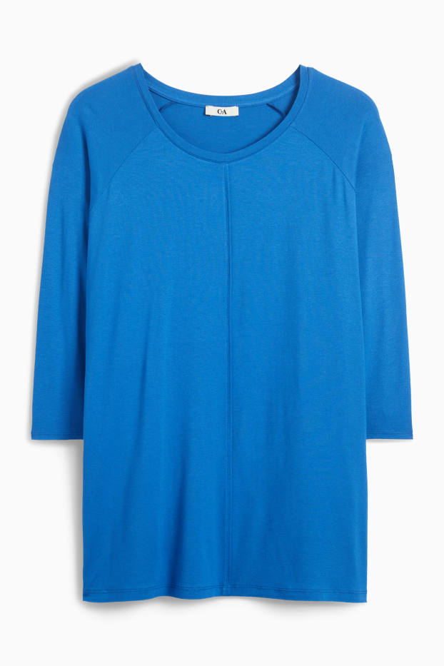 Women - Long sleeve top - blue