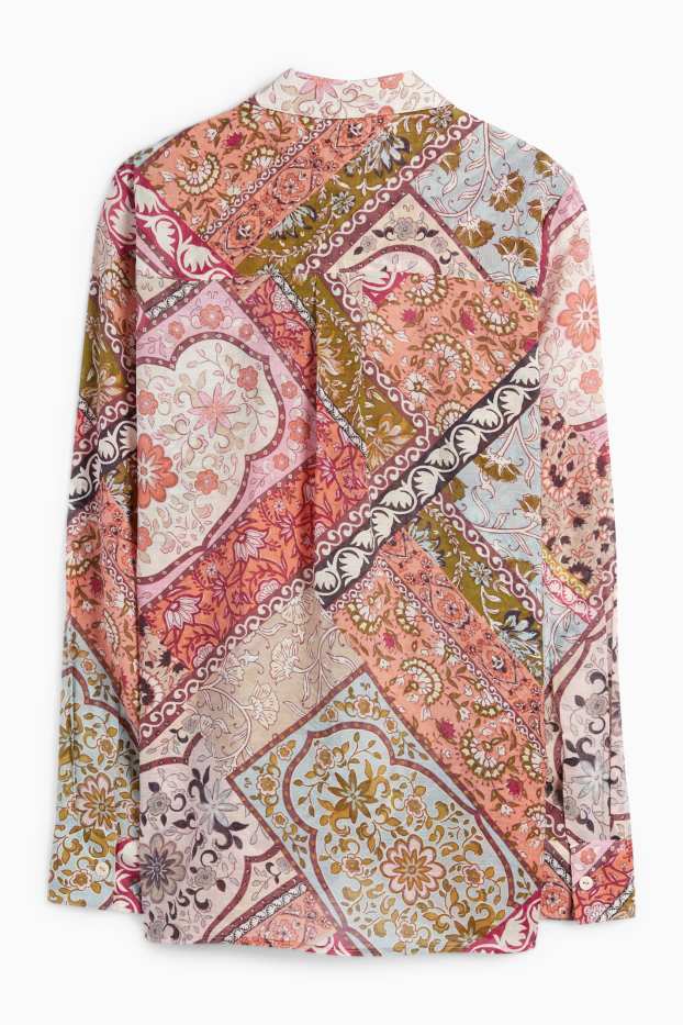 Damen - Bluse - geblümt - bunt