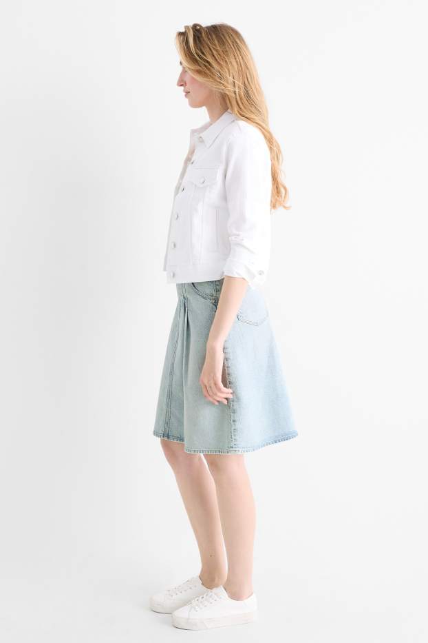 Mujer - Falda vaquera - vaqueros - azul claro