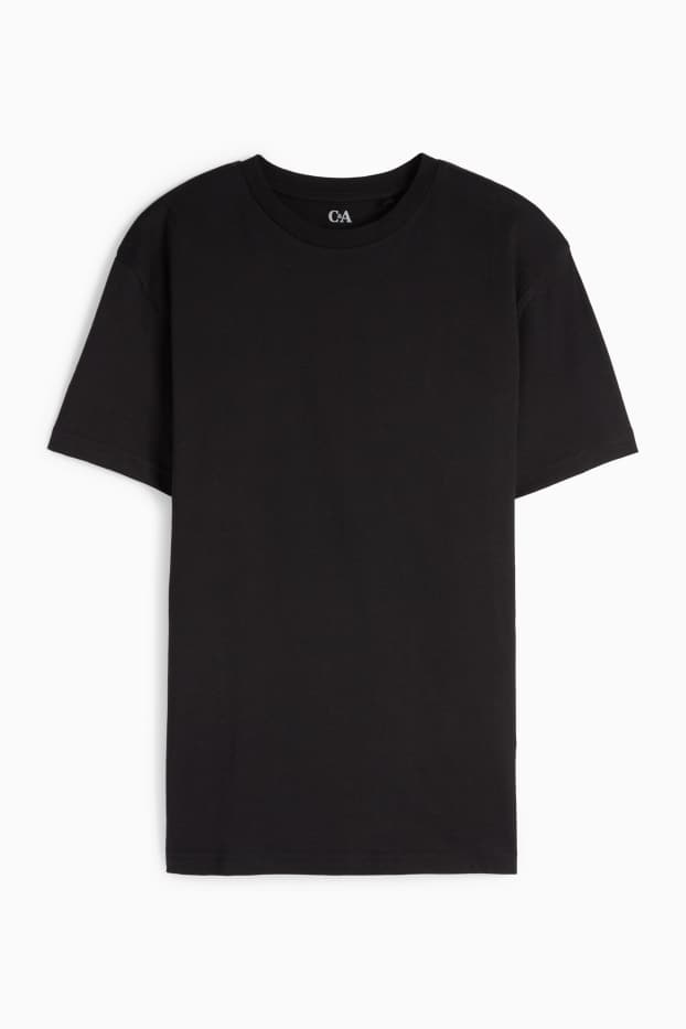 Kinder Buben - Kurzarmshirt - schwarz