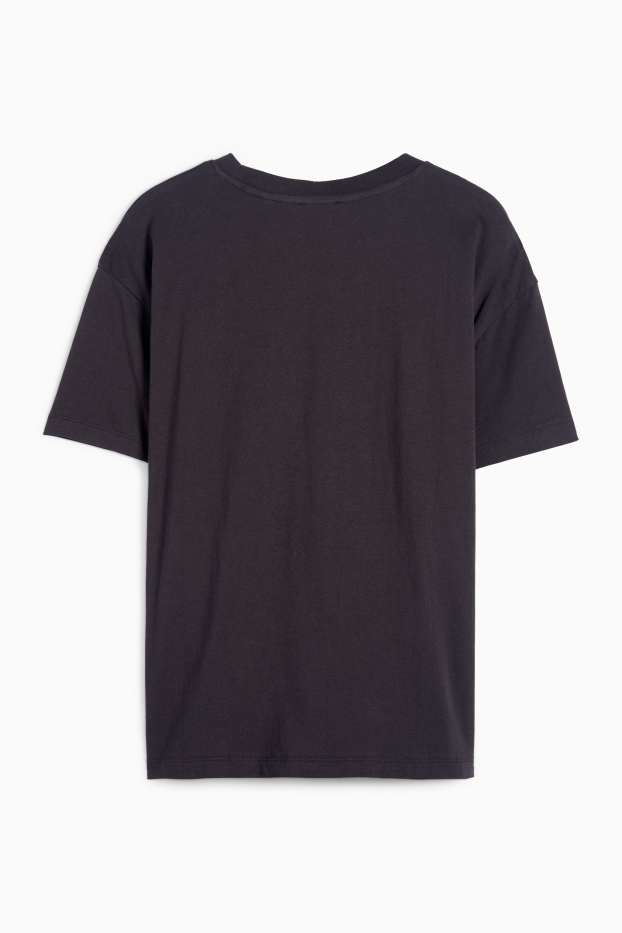 Dames - T-shirt - oversized - Edgar Degas - zwart