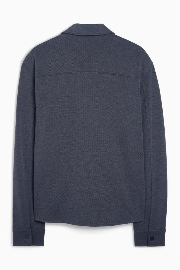 Hombre - Camisa - relaxed fit - Kent - gris