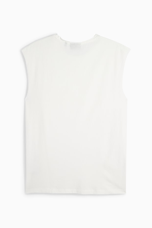 Home - Samarreta sense mànigues - blanc