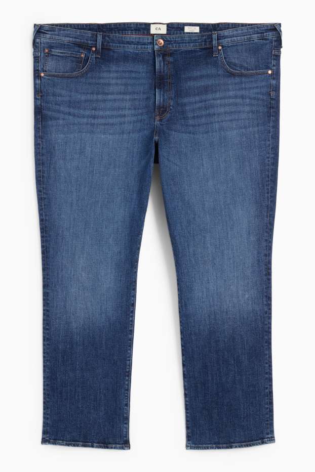Hommes - Straight jean - LYCRA® - jean bleu foncé