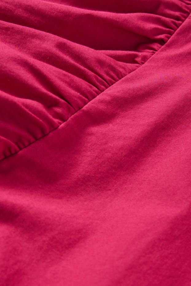 Mujer - Blusa - rojo oscuro