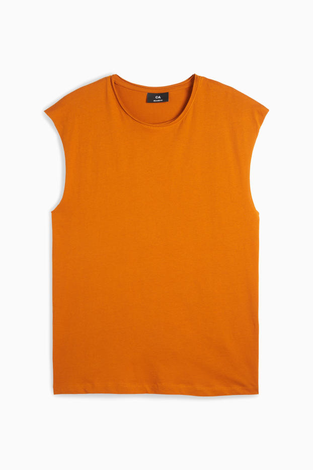 Herren - Tank Top - orange