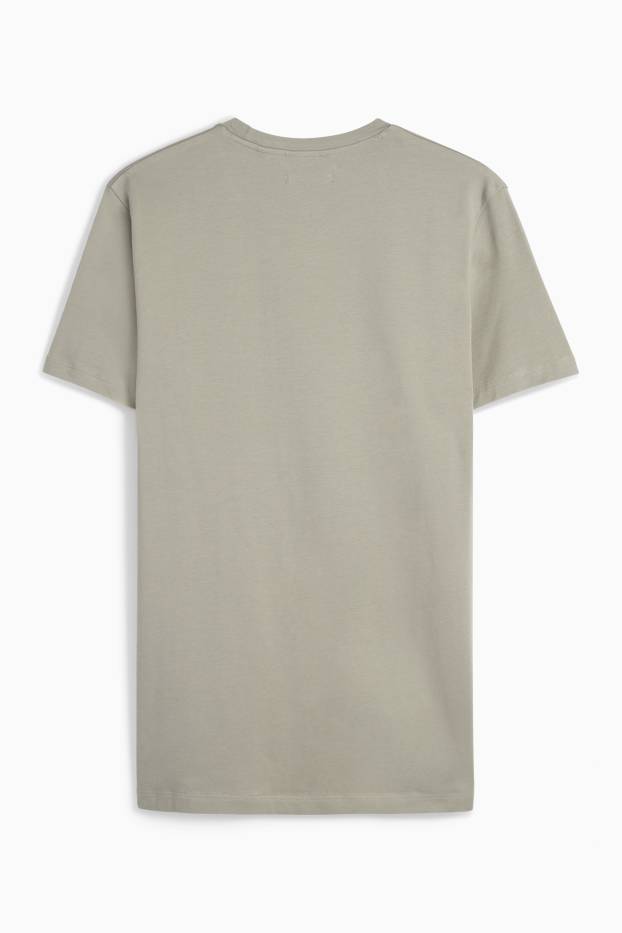Men - T-shirt - slim fit - Flex - light gray