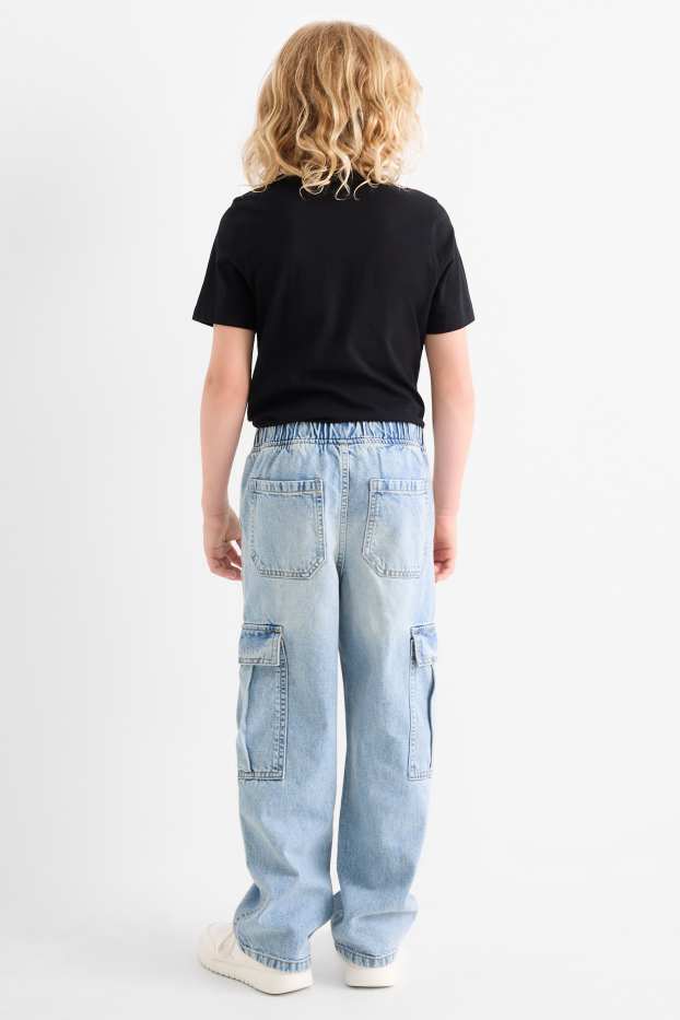 Nen - Texans cargo - texà blau clar
