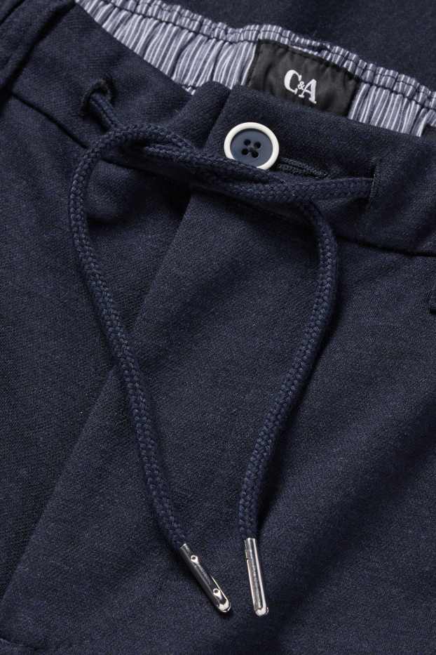 Heren - Chino - tapered fit - donkerblauw