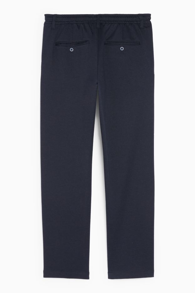 Heren - Chino - tapered fit - donkerblauw