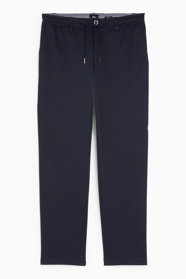 Heren - Chino - tapered fit - donkerblauw
