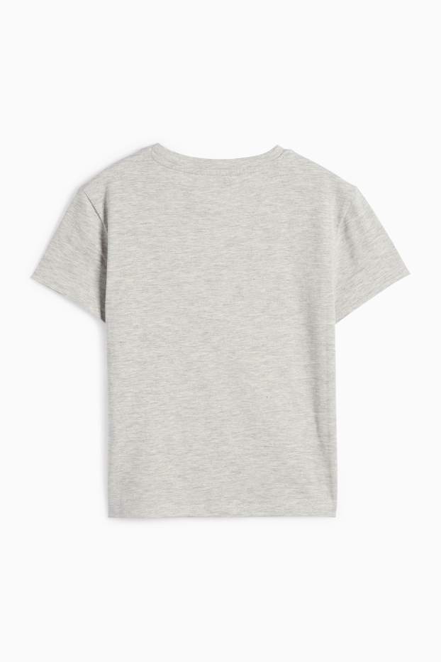 Damen - Crop T-Shirt - hellgrau