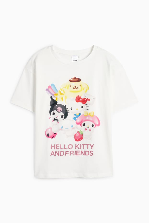 Children Girls - Hello Kitty and Friends - short sleeve T-shirt - white