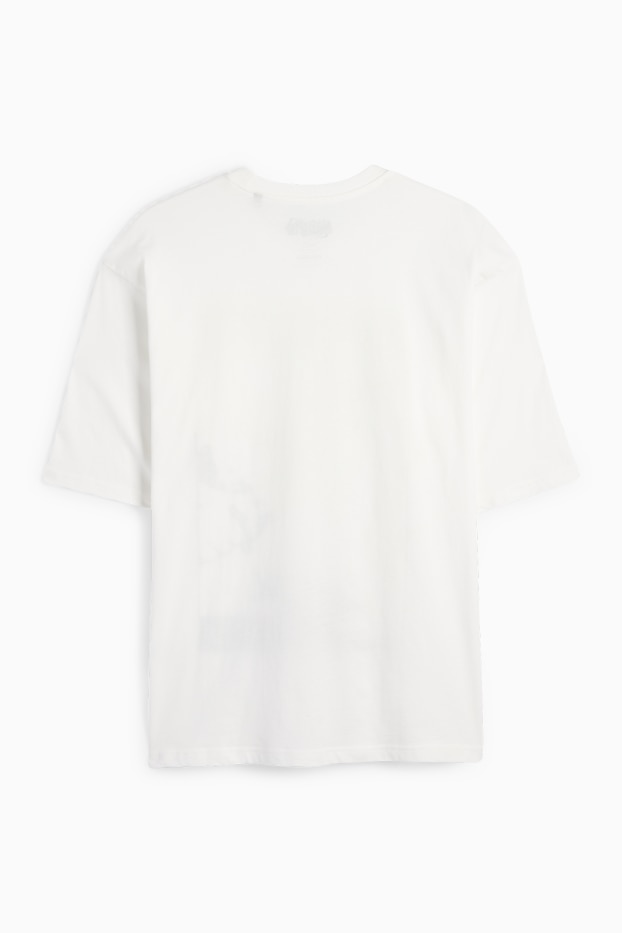 Hommes - T-shirt - oversize - Naruto - blanc