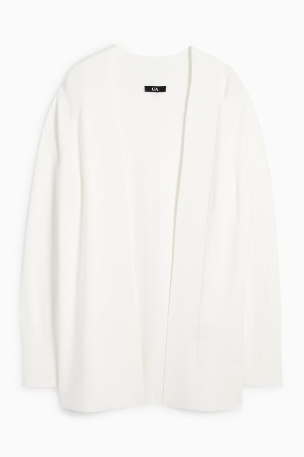 Damen - Strickjacke - weiss
