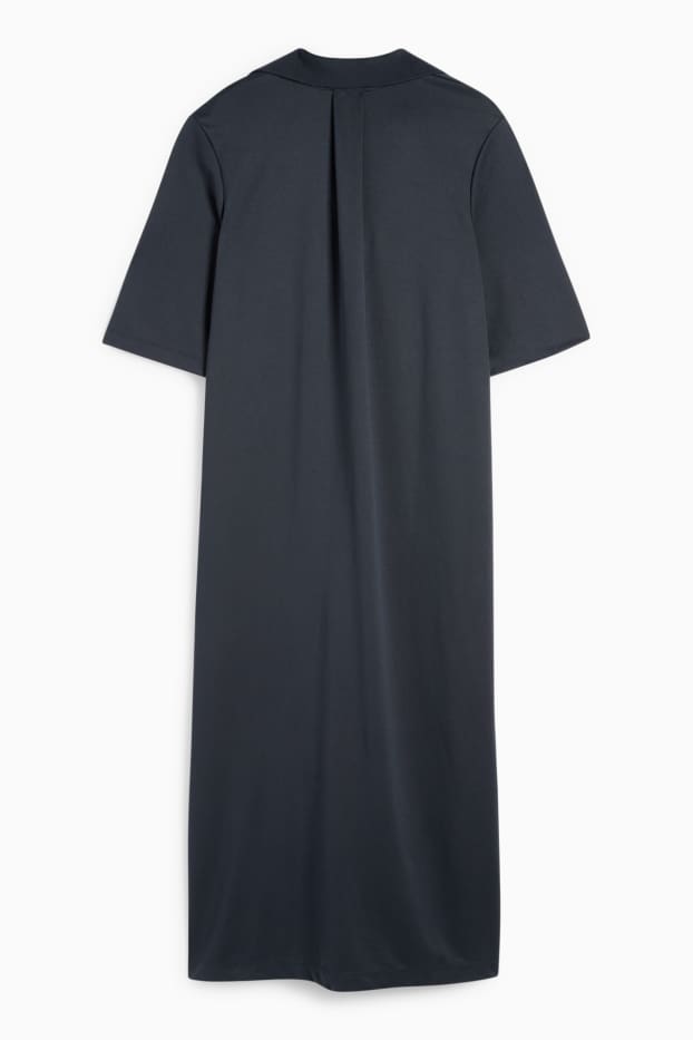 Mujer - Vestido tipo polo - gris oscuro