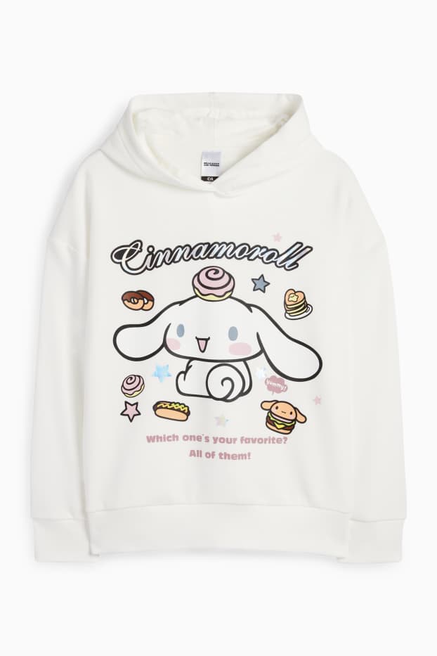 Kinderen: meisjes - Cinnamoroll - hoodie - wit