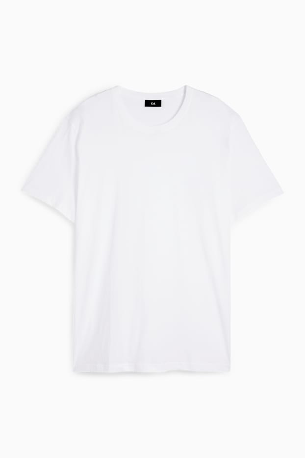 Men - T-shirt - regular fit - white