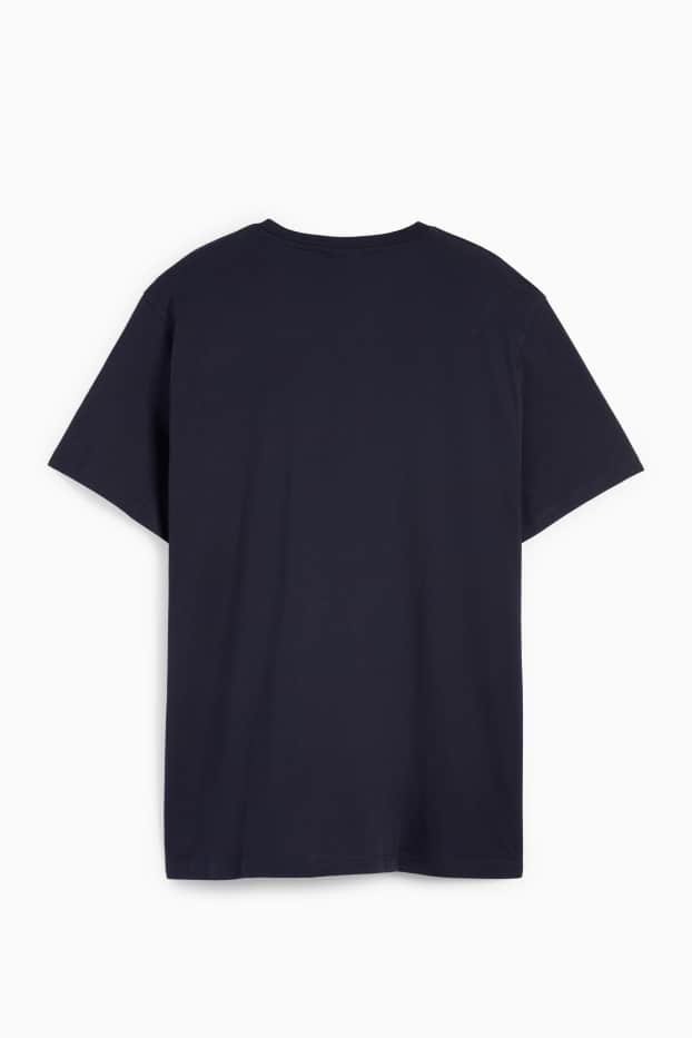 Uomo - T-shirt - regular fit - blu scuro