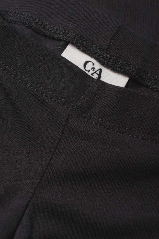 Kinderen: meisjes - Set van 3 - legging - zwart